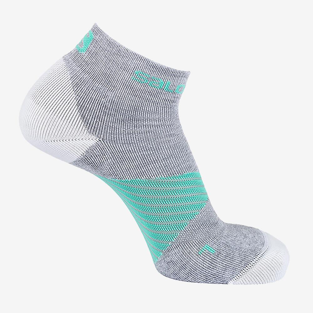 Salomon Singapore Mens Socks - SPEED PRO Grey | 76834-ZLVA